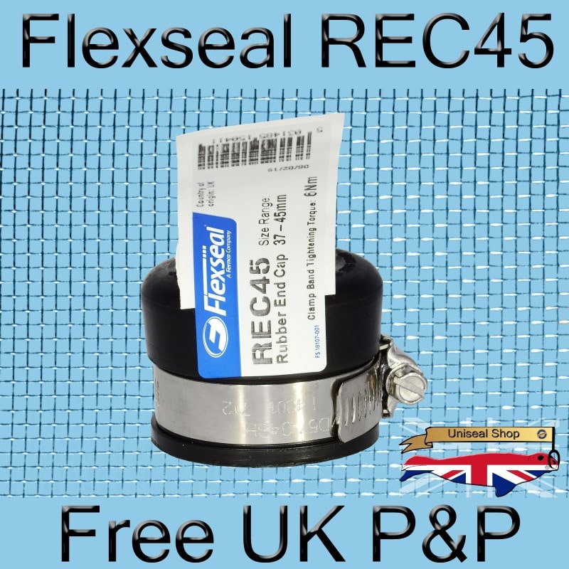 Buy Flexseals REC45 Plumbing End Cap For Sale UK