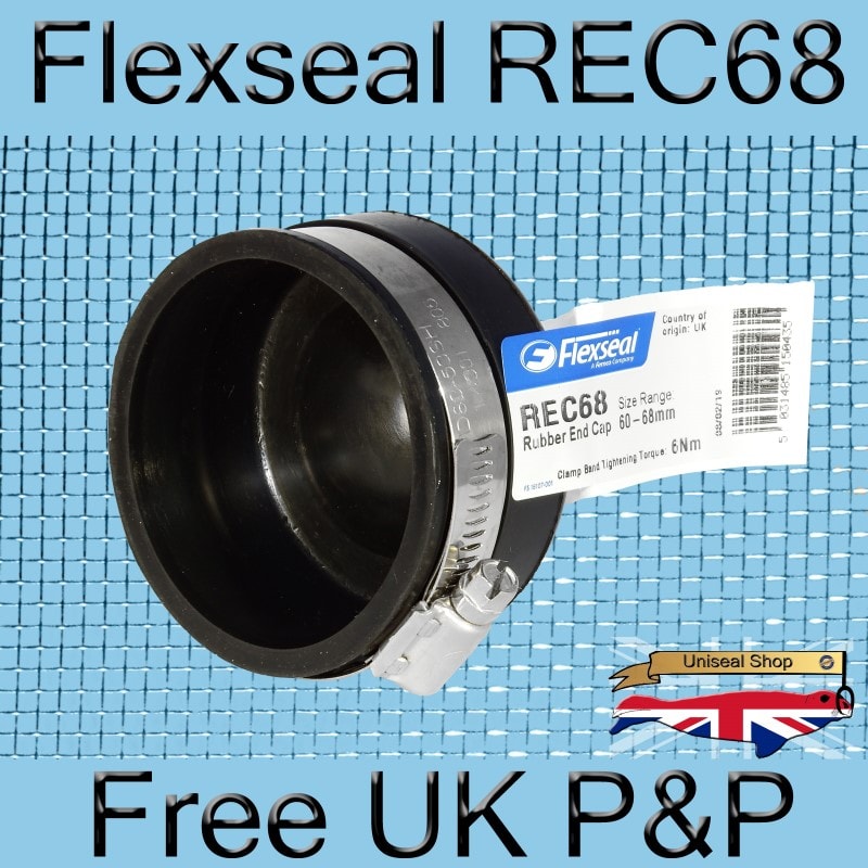 Buy REC68 Plumbing End Cap Flexseals Image