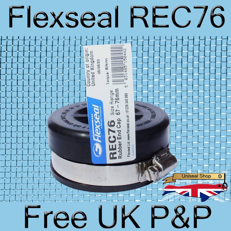 Buy Flexseals REC76 Plumbing End Cap For Sale UK