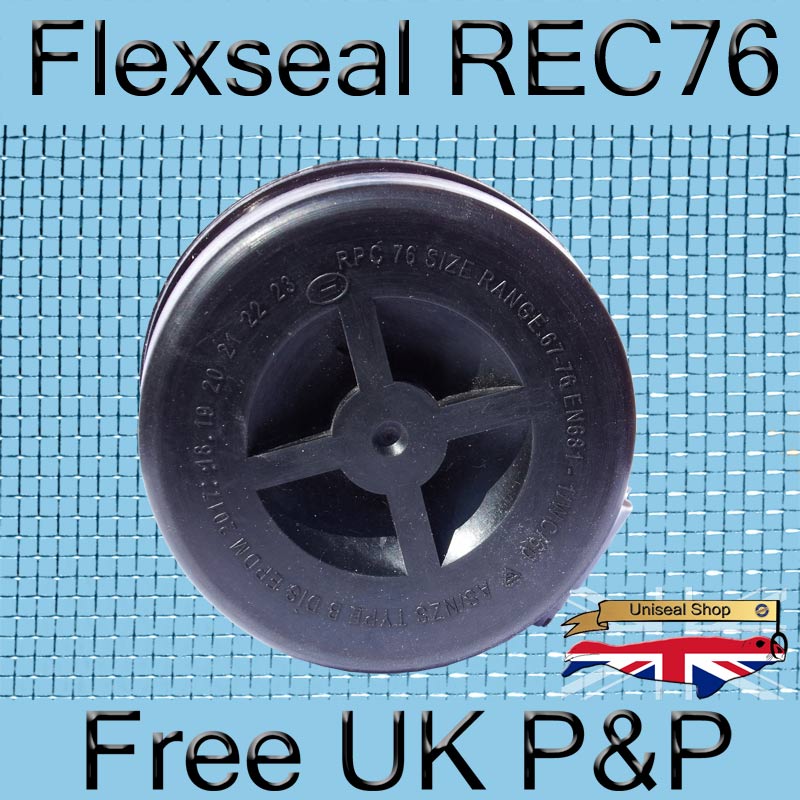 Magnify Flexseal REC76 Plumbing End Cap photo Flexseal_End_Cap_REC76_04_800.jpg