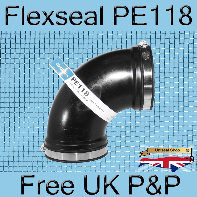 Magnify Flexseal PE118 Elbow Connector photo Flexseal_Plumbing_Elbow_PE118_02_800.jpg