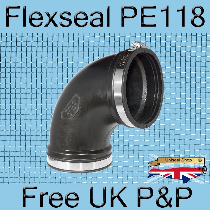 Magnify Flexseal PE118 Elbow Connector photo Flexseal_Plumbing_Elbow_PE118_03_800.jpg