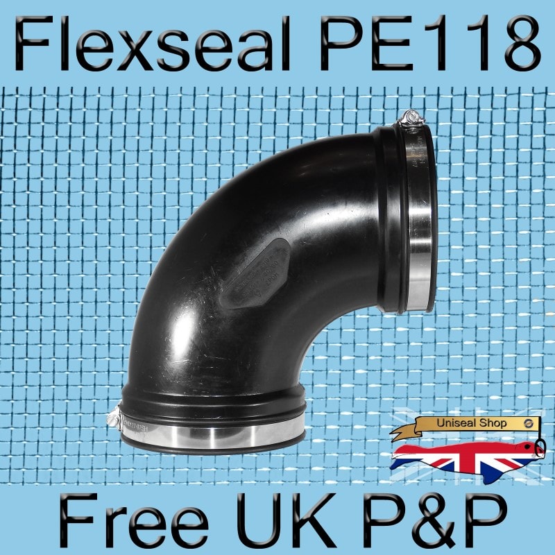 Magnify Flexseal PE118 Elbow Connector photo Flexseal_Plumbing_Elbow_PE118_04_800.jpg