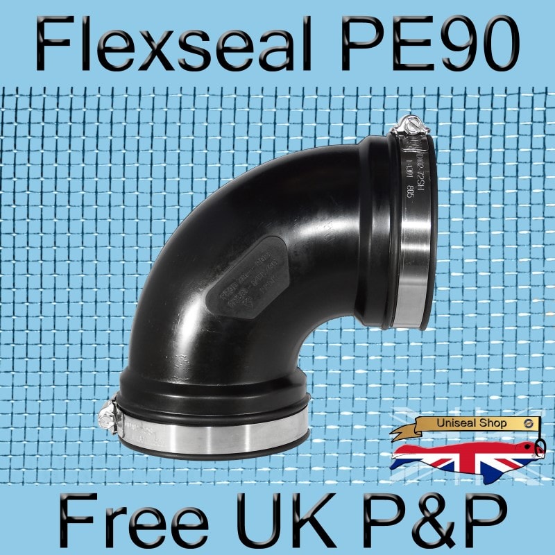 Magnify Flexseal PE90 Elbow Connector photo Flexseal_Plumbing_Elbow_PE90_04_800.jpg