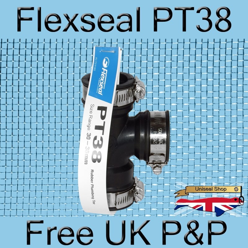 Buy Flexseals PT38 Plumbing Tee For Sale UK