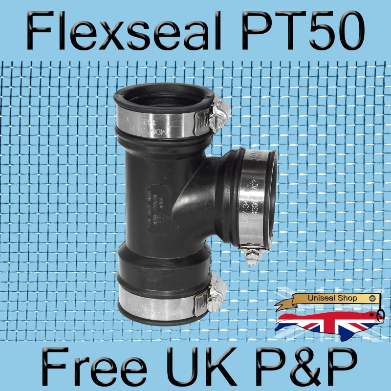 Magnify Flexseal PT50 Plumbing Tee photo Flexseal_Plumbing_Tee_PT50_03_800.jpg