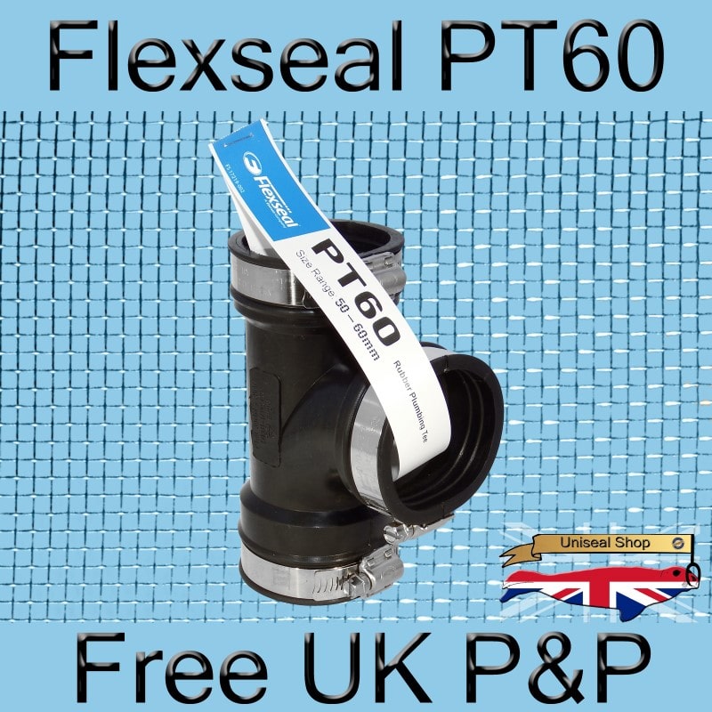 Magnify Flexseal PT60 Plumbing Tee  photo Flexseal_Plumbing_Tee_PT60_01_800.jpg
