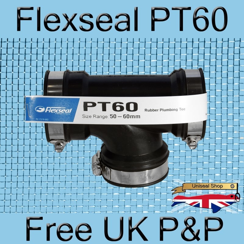 Buy Flexseals PT60 Plumbing Tee  For Sale UK