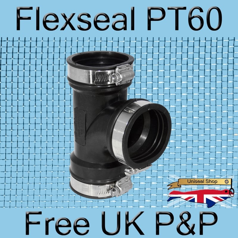 Magnify Flexseal PT60 Plumbing Tee  photo Flexseal_Plumbing_Tee_PT60_03_800.jpg