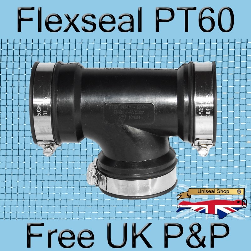 Magnify Flexseal PT60 Plumbing Tee  photo Flexseal_Plumbing_Tee_PT60_05_800.jpg