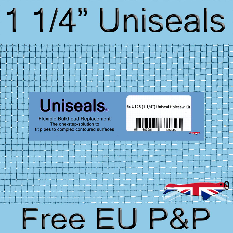 Magnify 1 1/4 inch EU Uniseal photo U125-Uniseal-holesaw-5-Pack.jpg